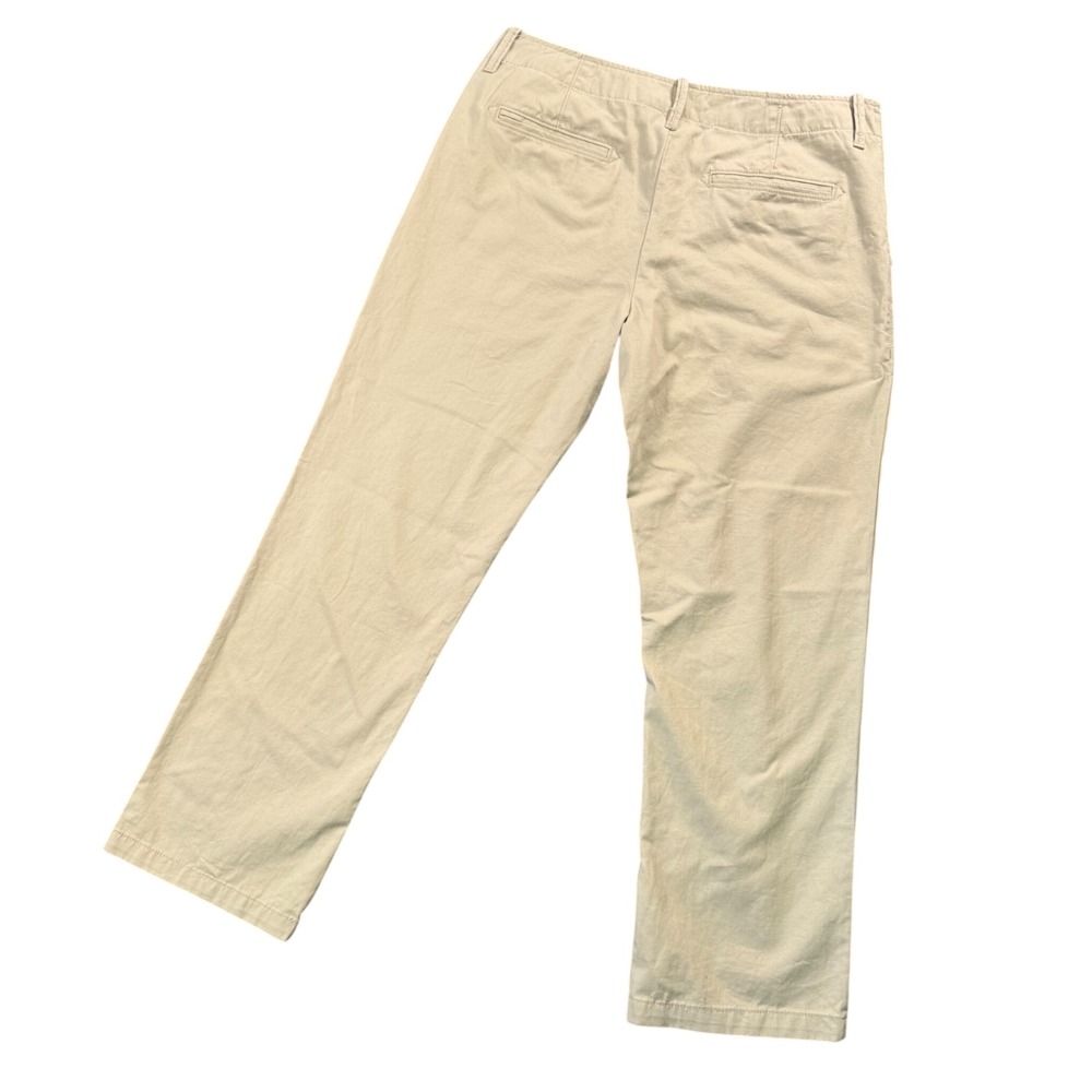 Old Navy Mens Broken-In Straight Chino Pants Khaki Tan 35x30 New - Picture 2 of 11